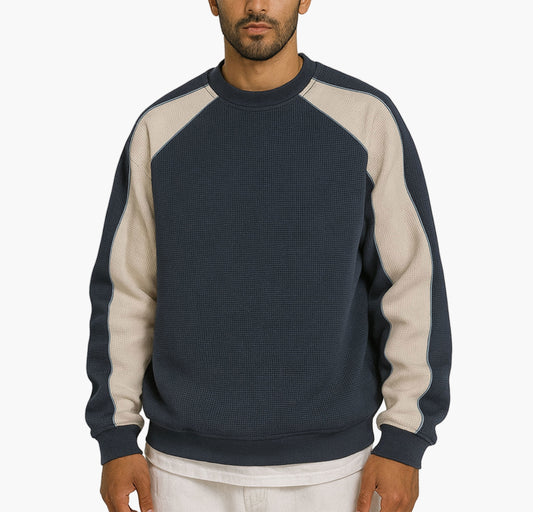 Men’s Heavyweight Crewneck Sweatshirt – Casual Knit Pullover