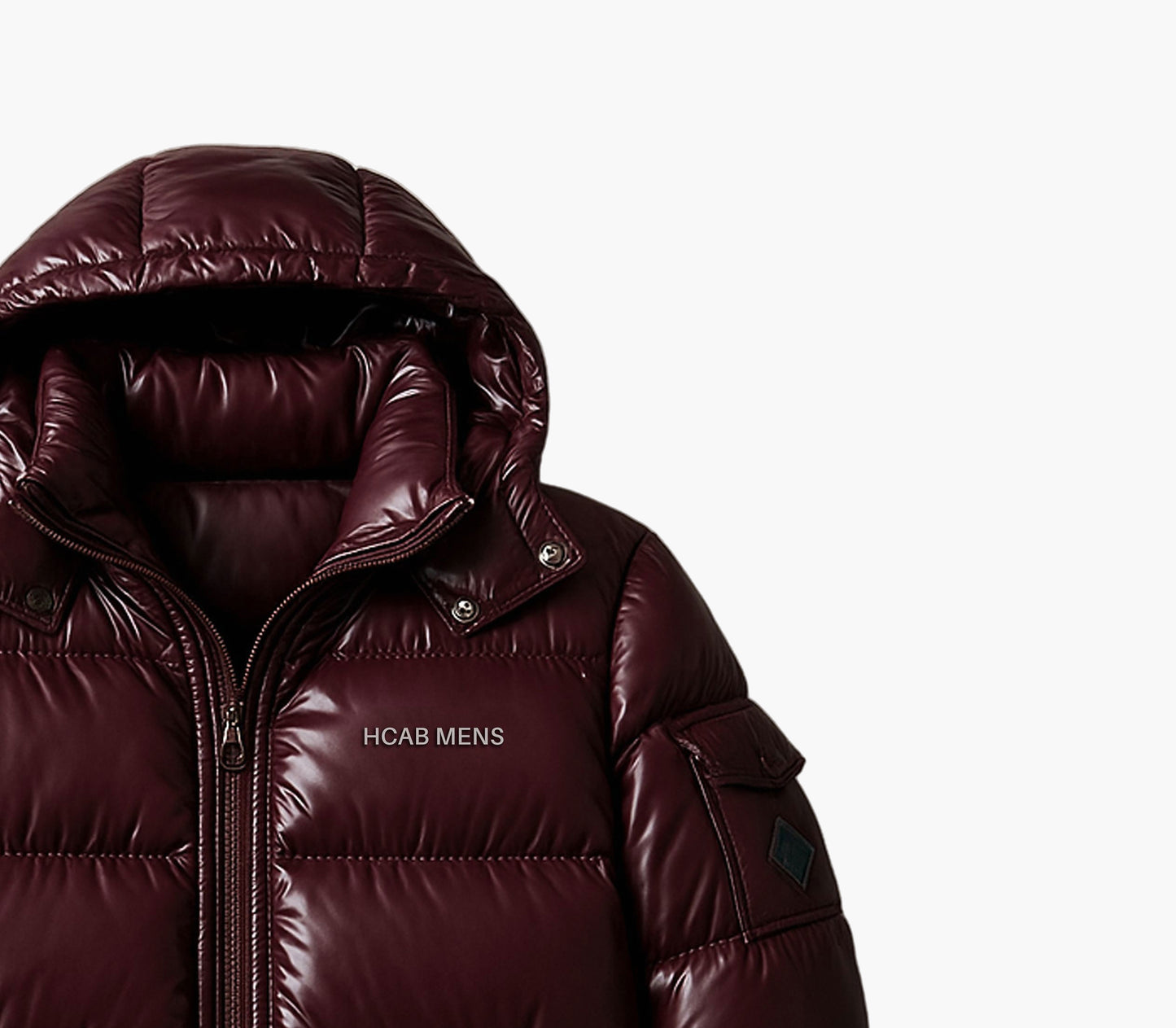 Men’s Winter Short Hooded Jacket – Thickened Warm Casual Outerwear