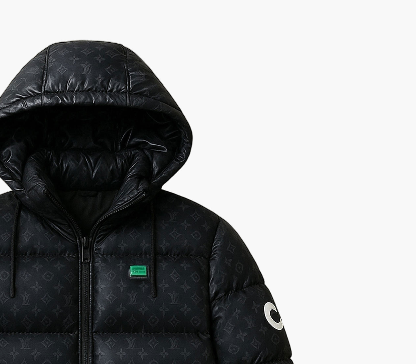 Men’s Reversible Hooded Jacket – Shiny Windproof Thick Winter Outerwear