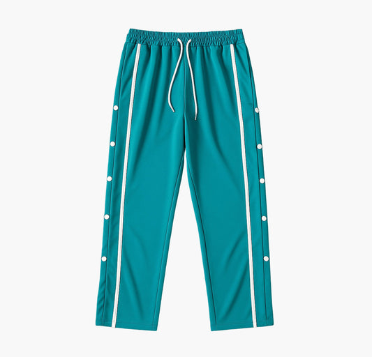 Men’s Button Pants – Autumn Streetwear Trousers with Sporty Casual Style