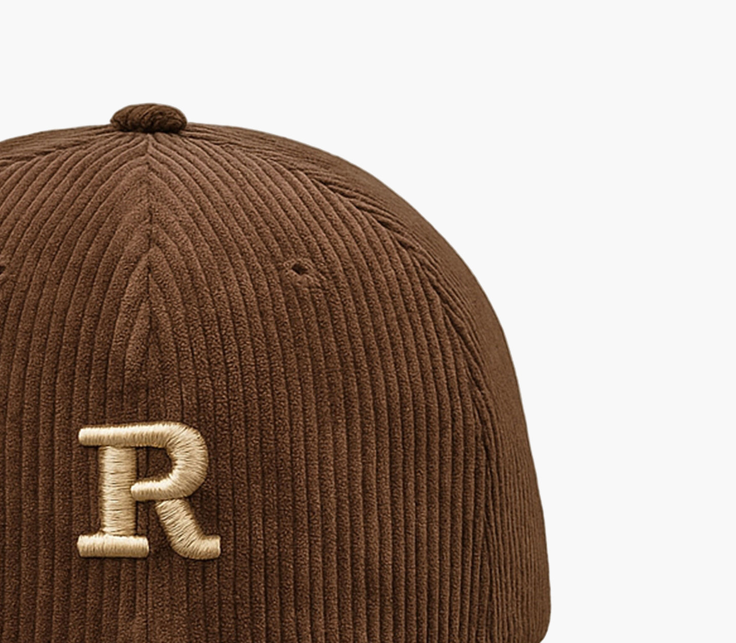 Corduroy Baseball Cap – 3D Embroidered Adjustable Hat for Fall & Winter