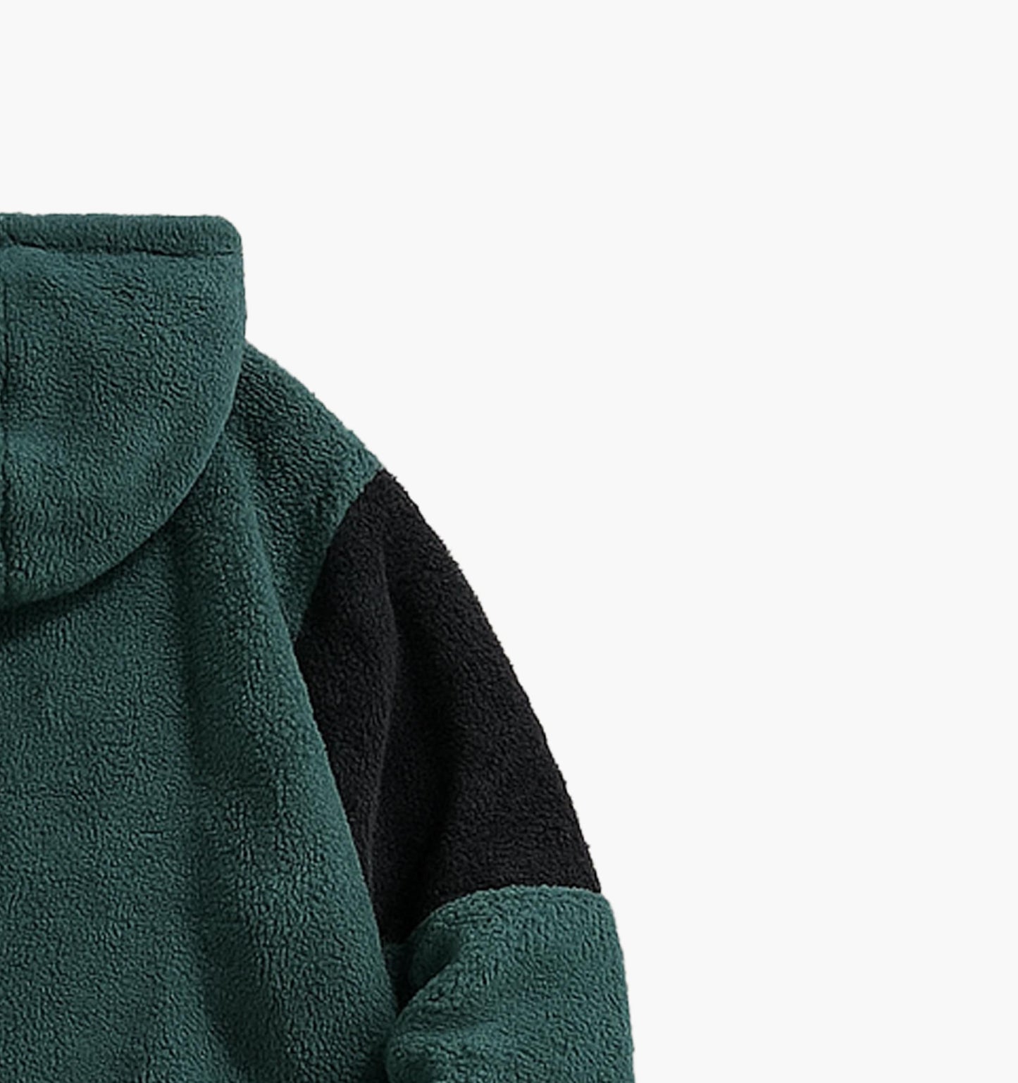 Men’s Plush Hoodie Embroidered Logo