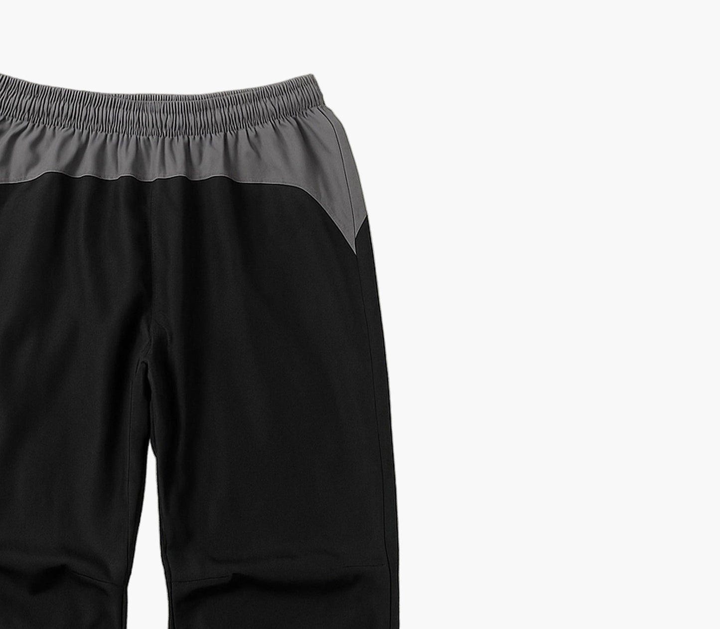 Men’s Color Block Jogger Pants – Loose Fit Trousers with Stripes & Letter Detail