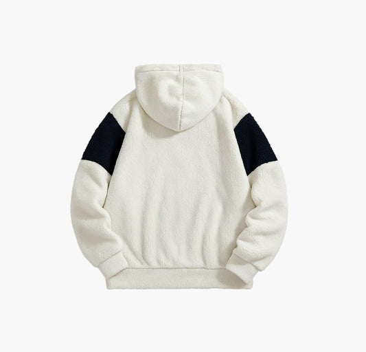 Men’s Plush Hoodie Embroidered Logo