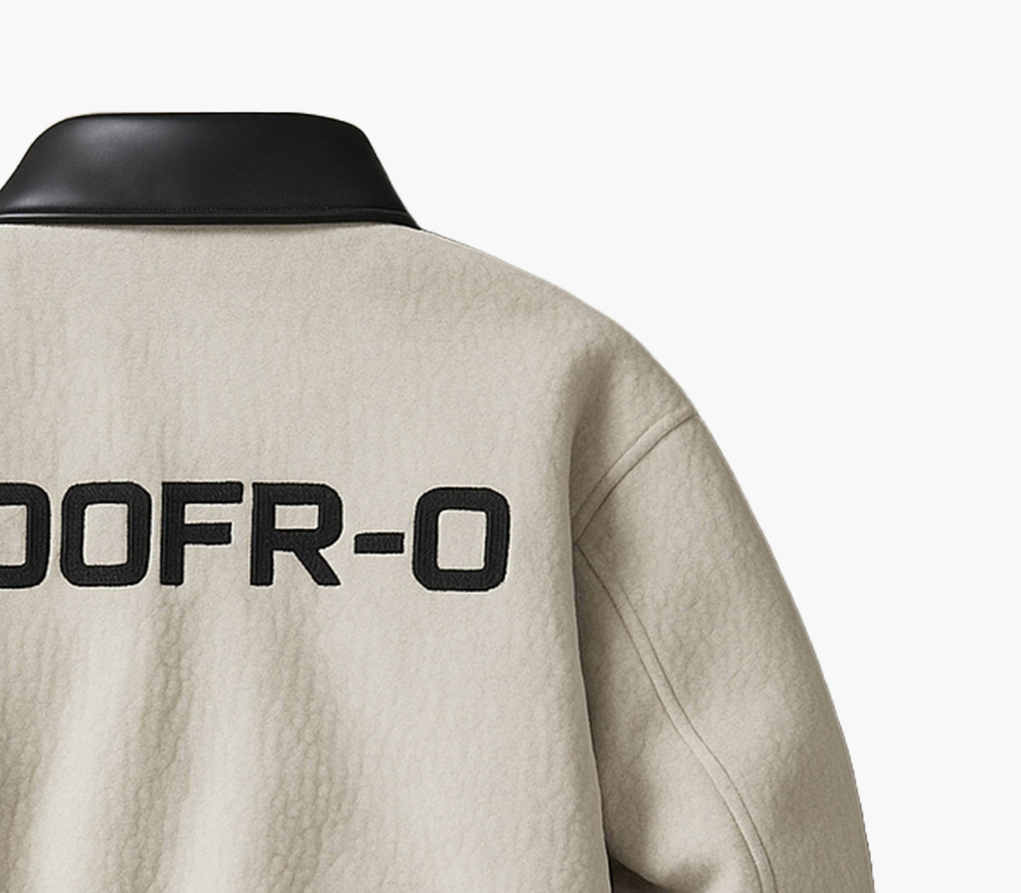 Men’s Casual Hooded Jacket – Embroidered Patch Color-Block Zip-Up