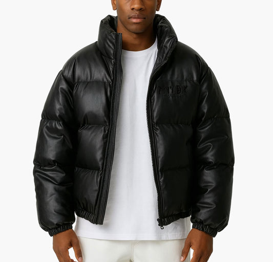 Unisex 3D Embossed Letter Jacket – American-Style Thick Casual Winter Coat