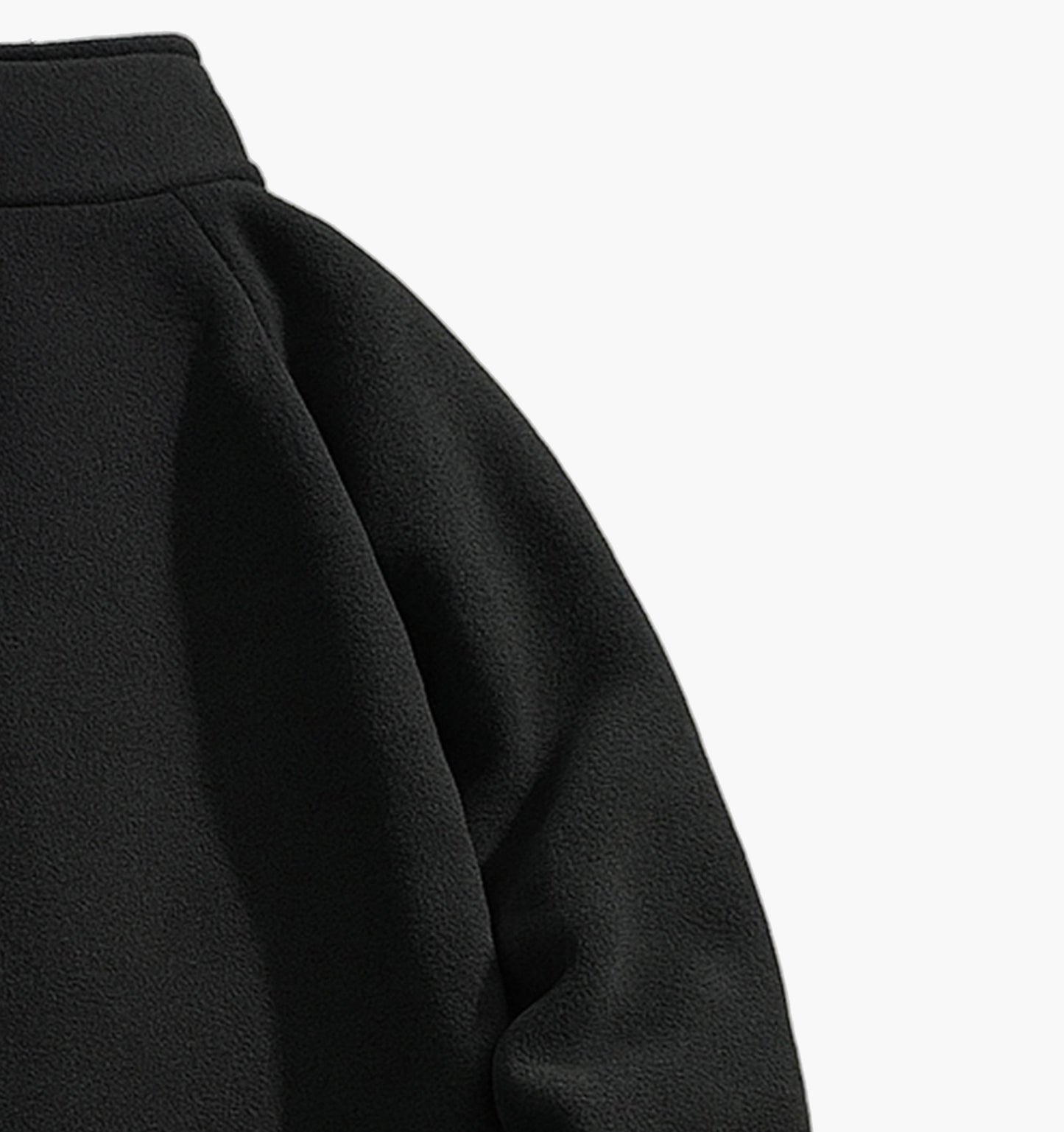 Men’s California Embroidered Fleece Zip-Up – Stand Collar Casual Sweatshirt