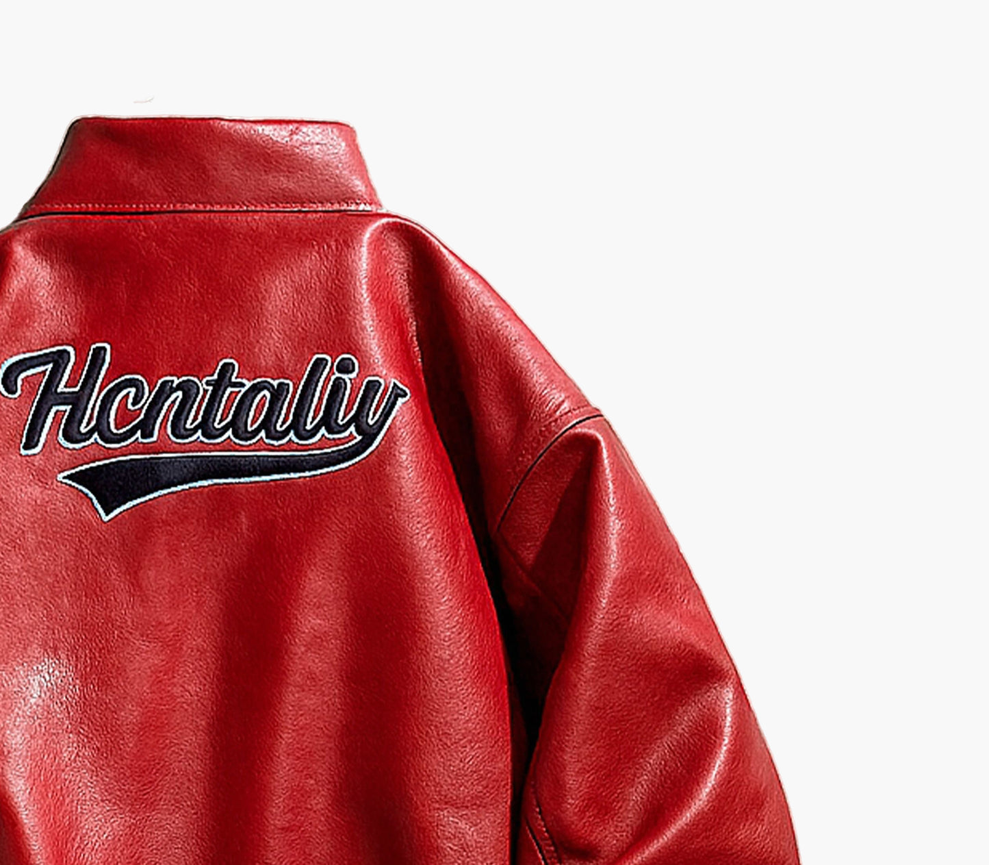 Men’s Retro Baseball Jacket – Vintage Letter Print Zip-Up Outerwear