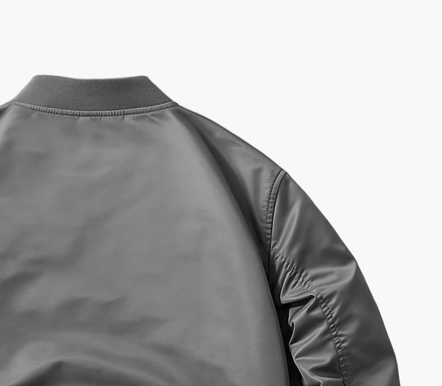 Men’s Heavy-Duty Bomber Jacket – Zippered Multi-Pocket Flight Style