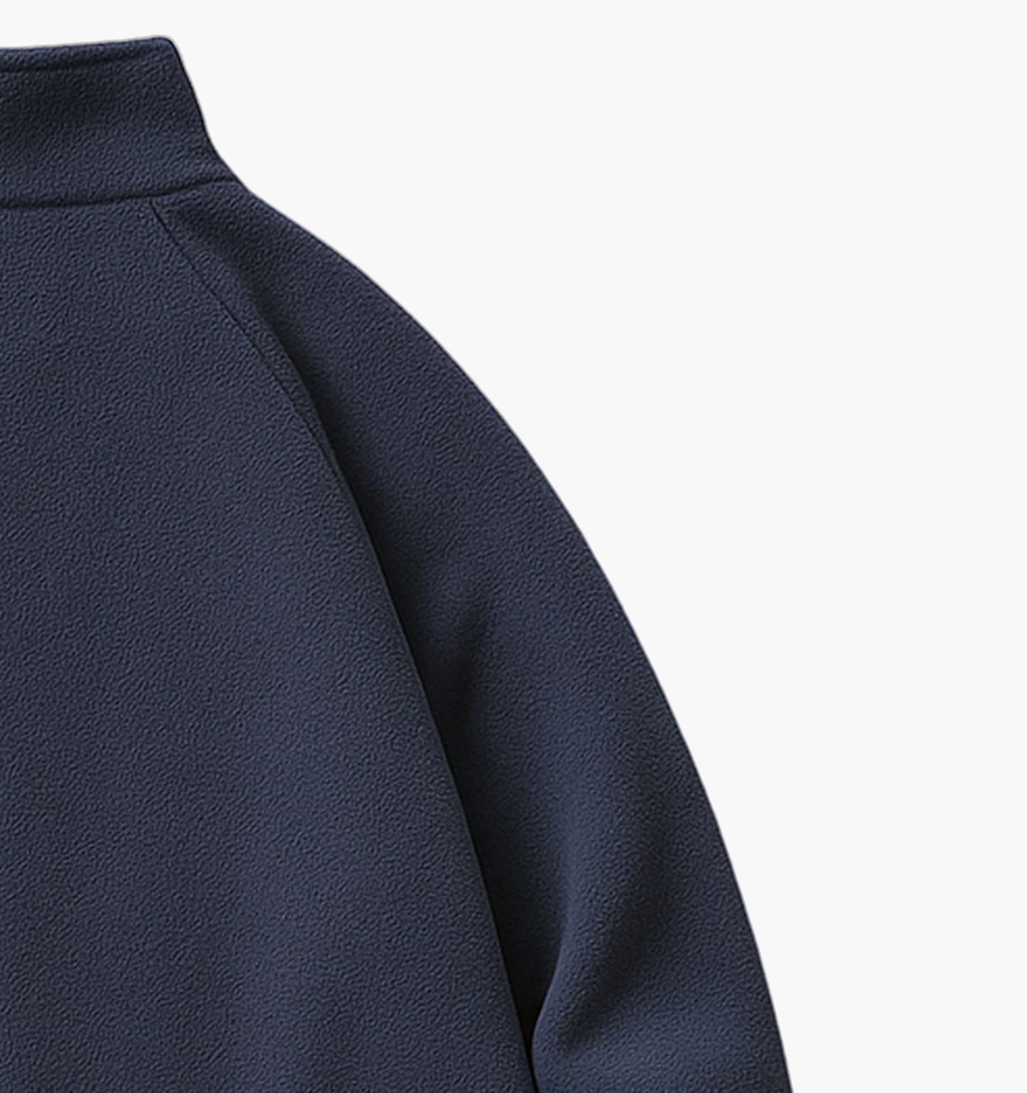 Men’s California Embroidered Fleece Sweatshirt – Zip-Up Stand Collar Jacket