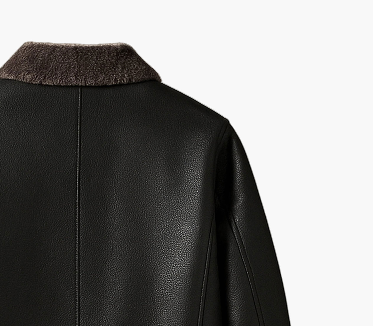 Men’s Fleece-Lined Casual Jacket – Zip-Up Regular Fit Coat