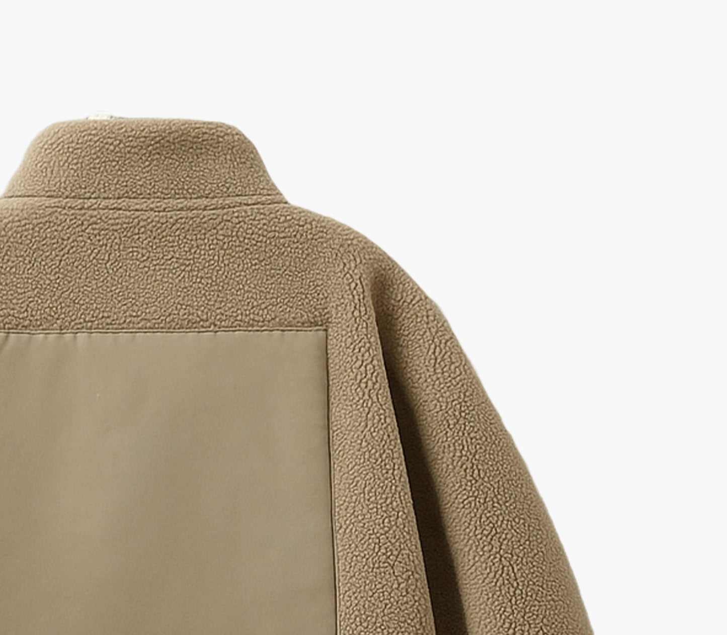 Men’s Reversible Winter Jacket – Sheepskin-Like Full-Zip Coat