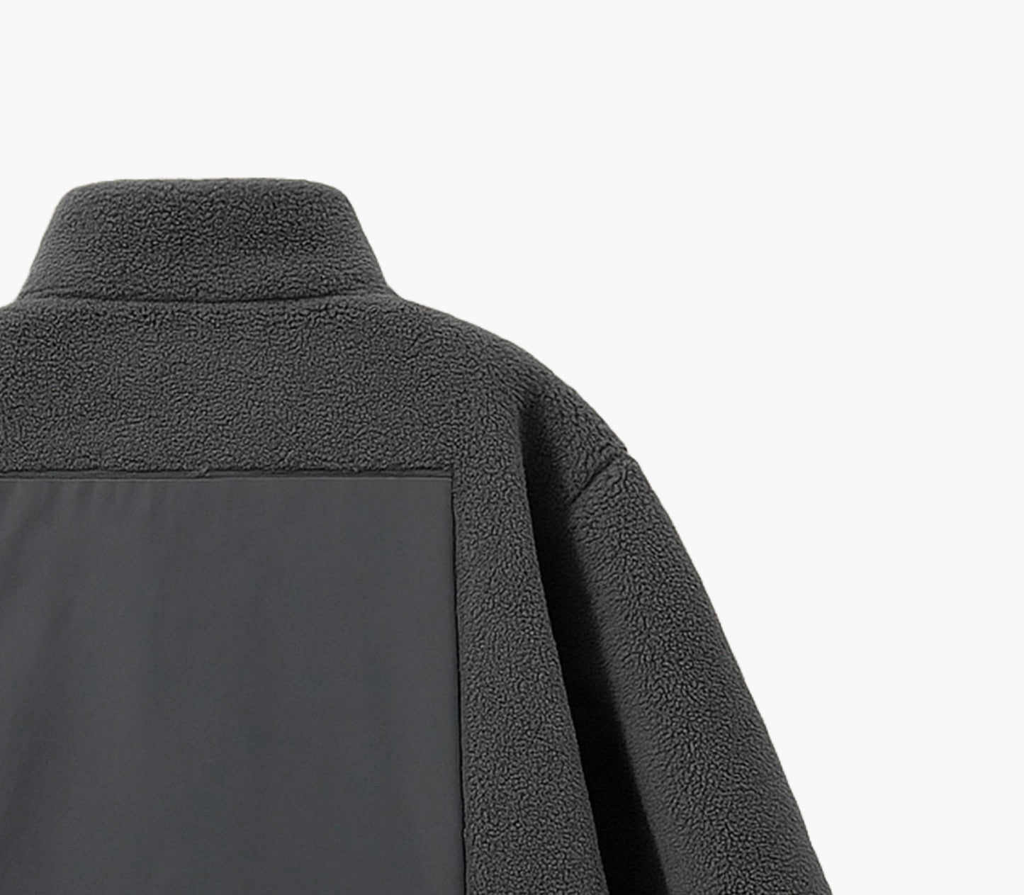 Reversible Sheepskin-Like Winter Jacket – Full-Zip Stand Collar Coat