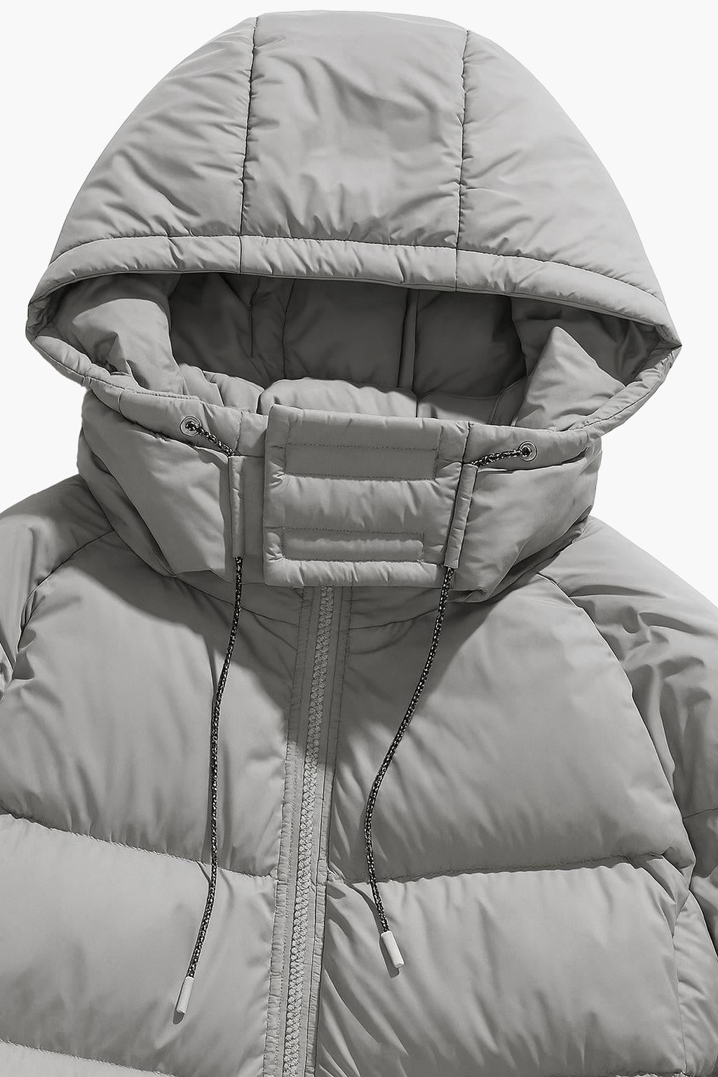 Men’s Hooded Down Jacket – Full-Zip Winter Coat