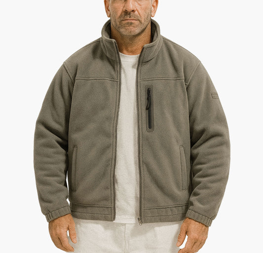 Men’s Heavyweight Thermal Jacket – Olive Green Winter Coat