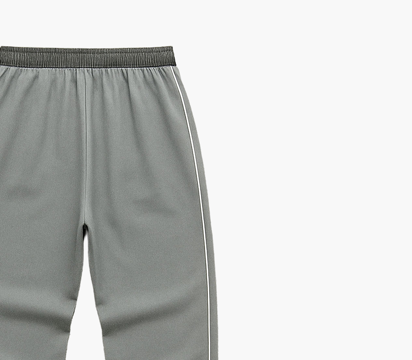 Men’s Black & Gold Contrast Jogger Pants – Loose Fit Drawstring Trousers