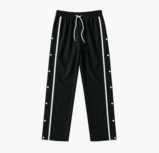 Men’s Autumn Button Pants – Trendy Streetwear Sports Trousers