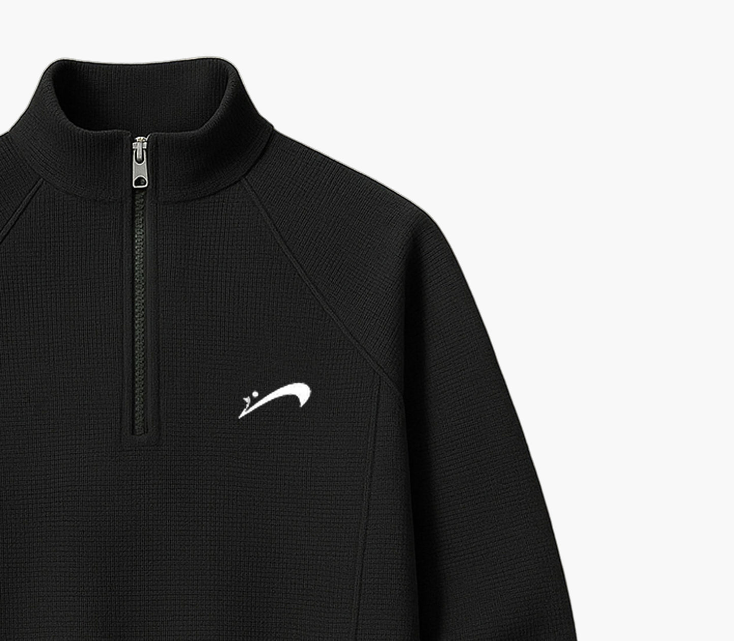 Men’s Half-Zip Sweatshirt – Lightweight Polyester Pullover for Casual Wear