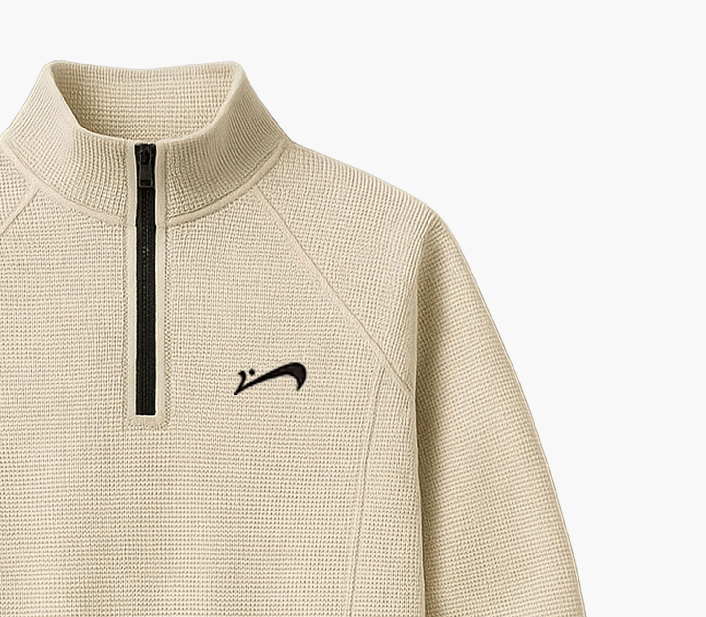 Men’s Half-Zip Sweatshirt – Lightweight Polyester Casual Pullover