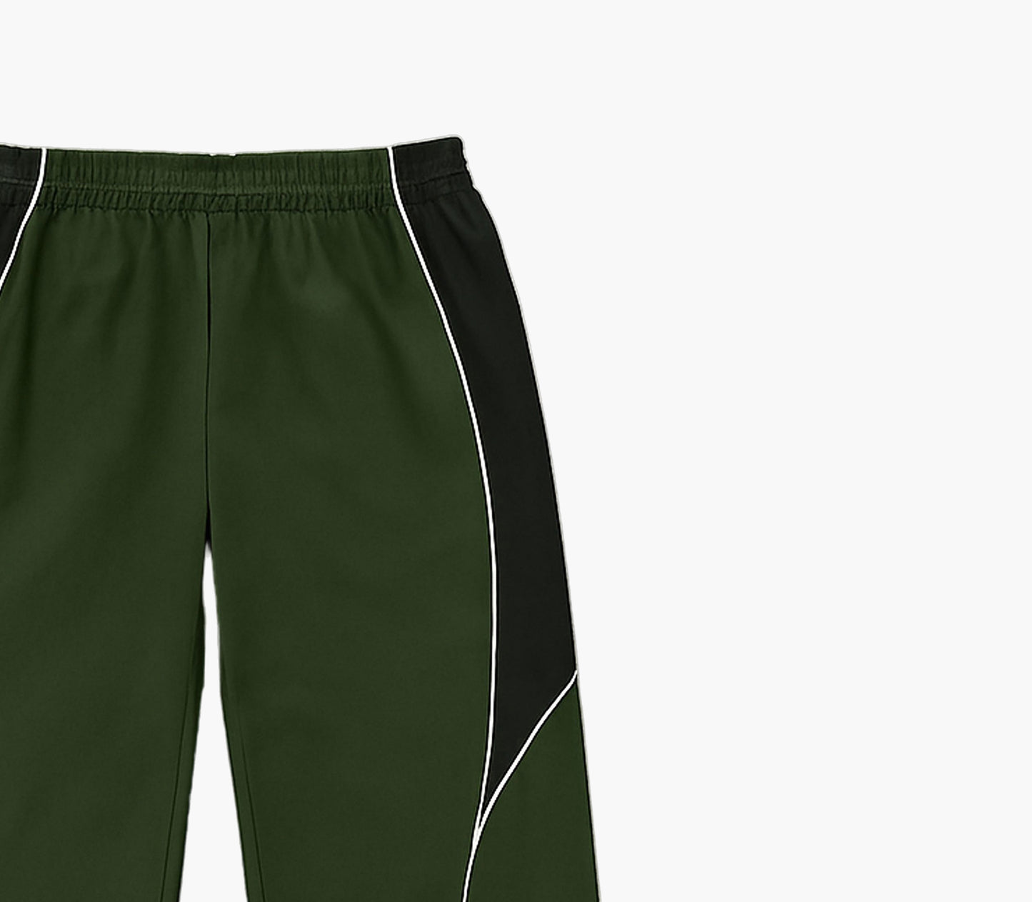 Men’s Loose Fit Joggers – Color Block Sport Pants with Stripes & Letter Print