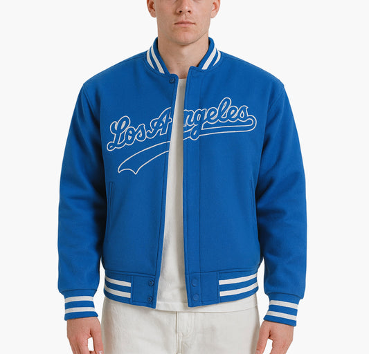 Men’s Los Angeles Varsity Jacket – LA Logo Streetwear Coat