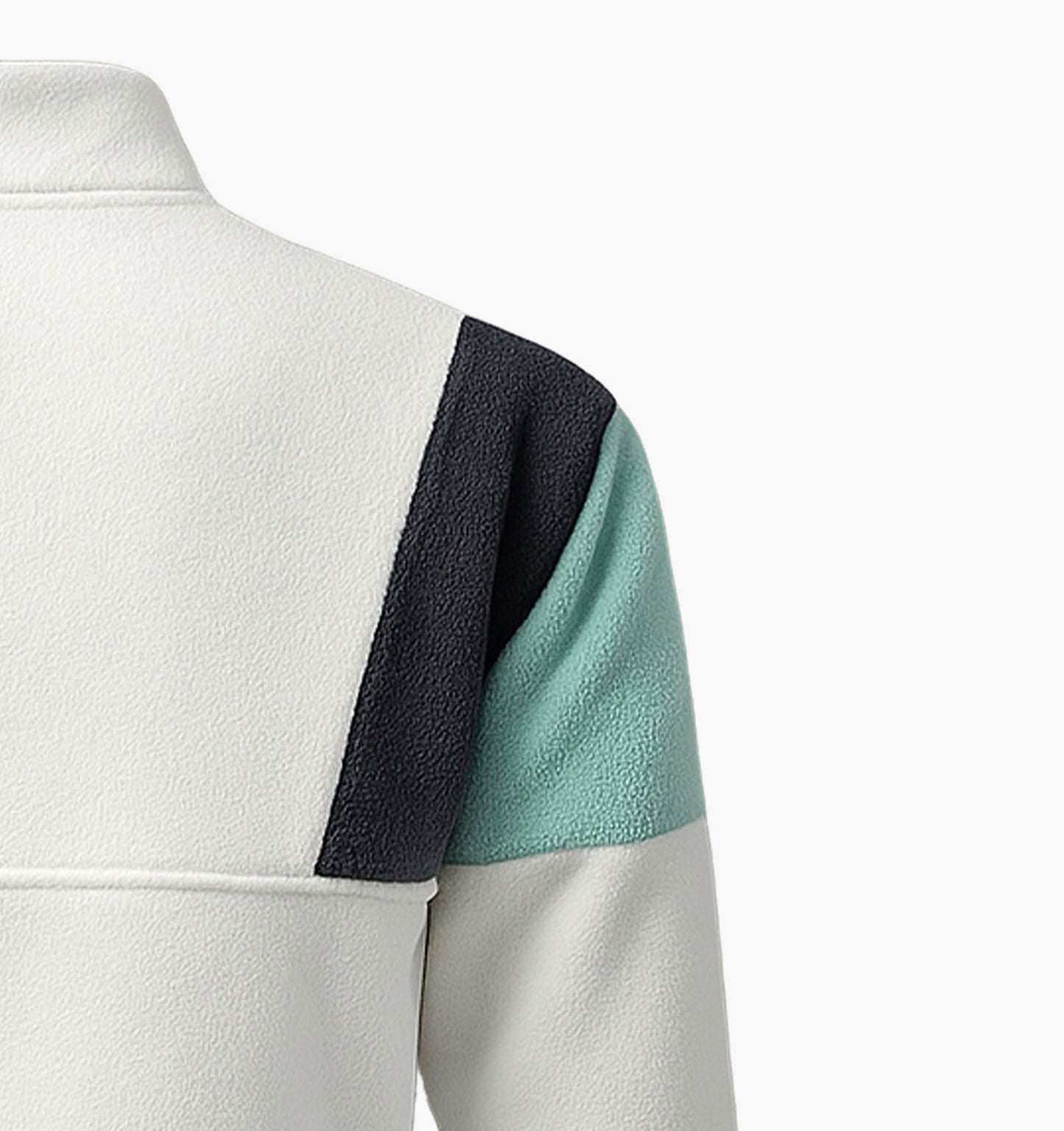 Unisex Fleece-Lined Zip-Up Jacket – Block Design with “New York” Embroidery