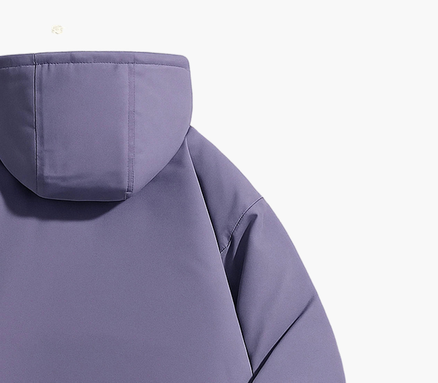 Unisex Reversible Hooded Jacket – White & Mint Green Colorblock Winter Coat