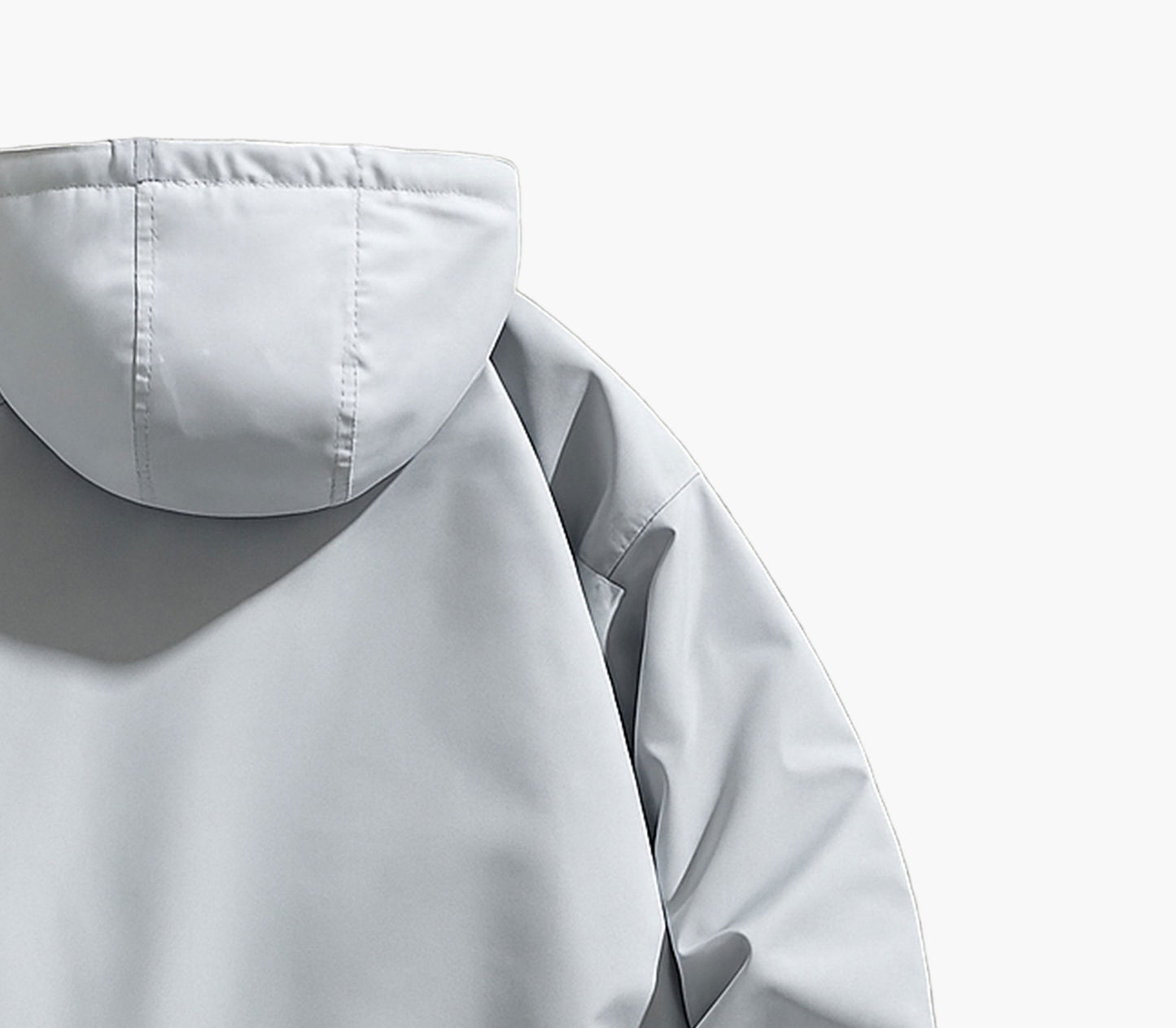 Men’s Windproof Hooded Jacket – Lightweight Burgundy Zip-Up Windbreaker