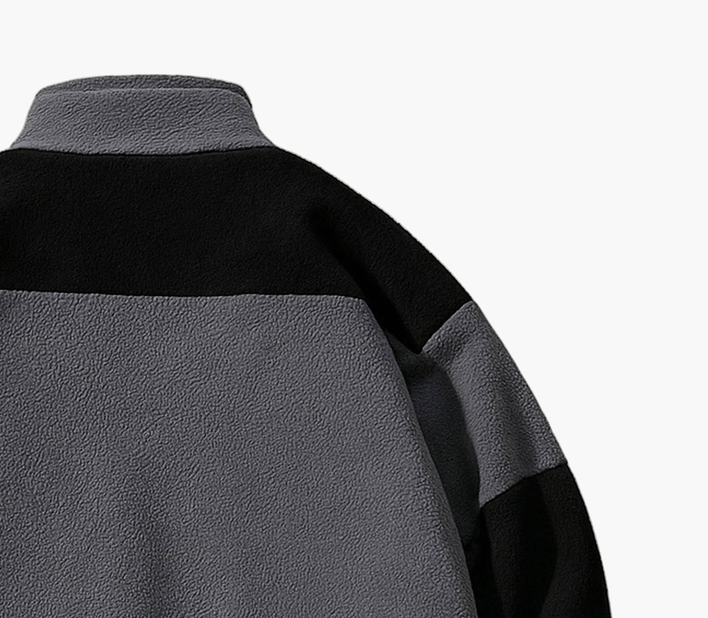 Men’s Fleece-Lined Bomber Jacket – Thick Winter Stand Collar Coat