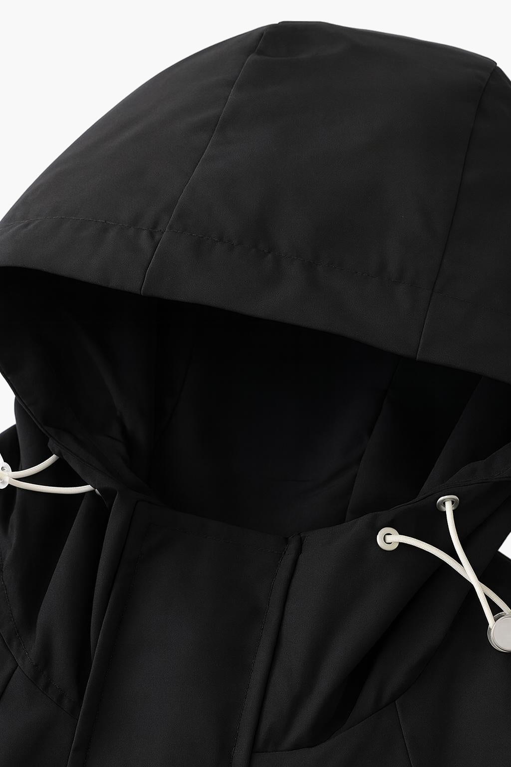 Men’s Olive Green Hooded Jacket – All-Season Outdoor Coat