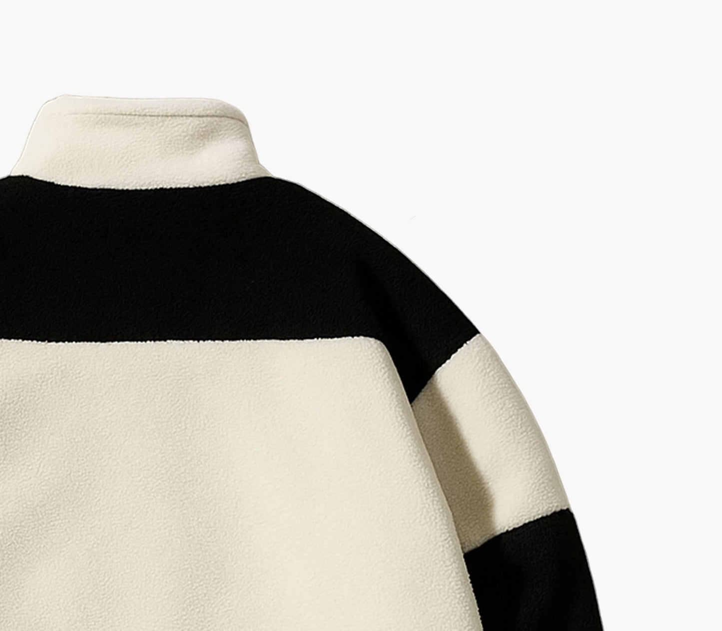 Men’s Fleece-Lined Bomber Jacket – Thick Winter Stand Collar Coat