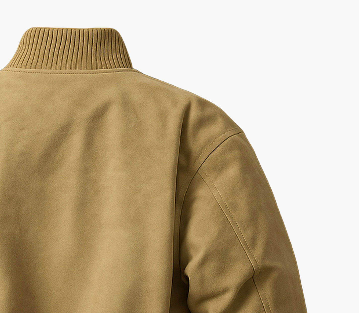 Men’s Casual Motorcycle Jacket – Bomber Style Zip-Up Coat