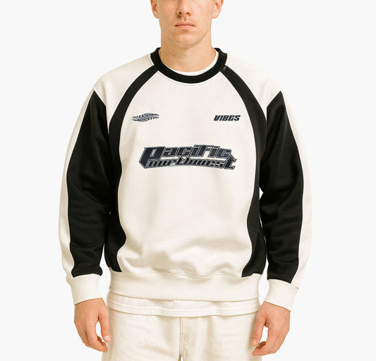 Men’s Oversized Crewneck Sweatshirt – Pacific Northwest Logo Pullover