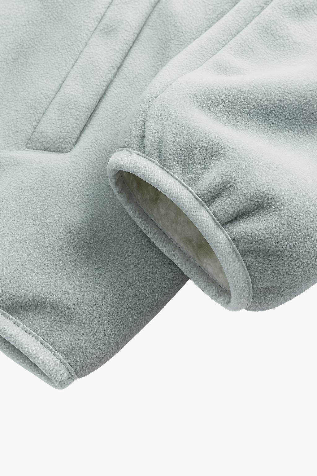 Men’s Hooded Fleece Jacket – Full-Zip Casual Pullover Coat