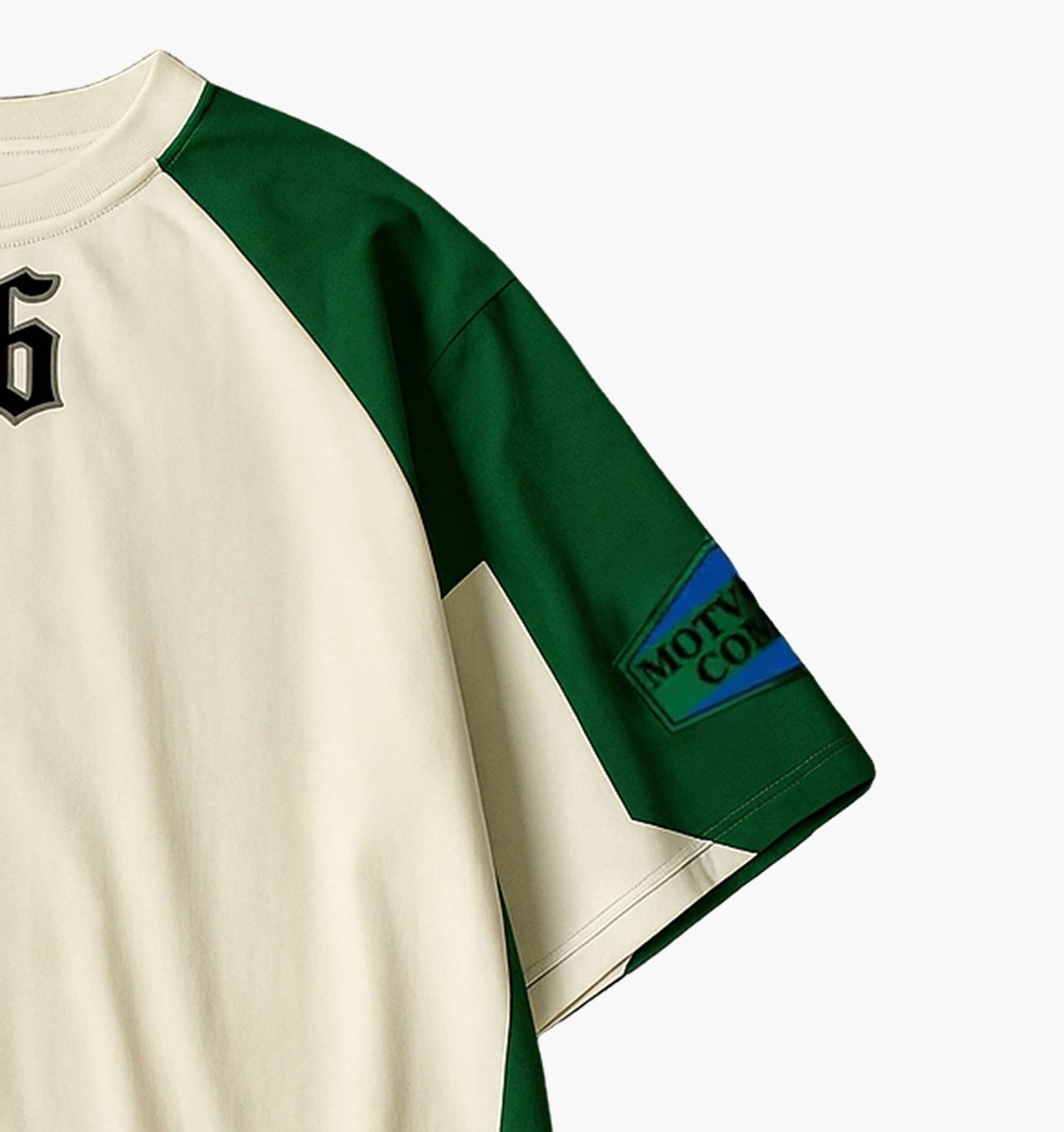 Men’s Heavyweight T-Shirt – 3D “66” Print Crewneck Casual Tee