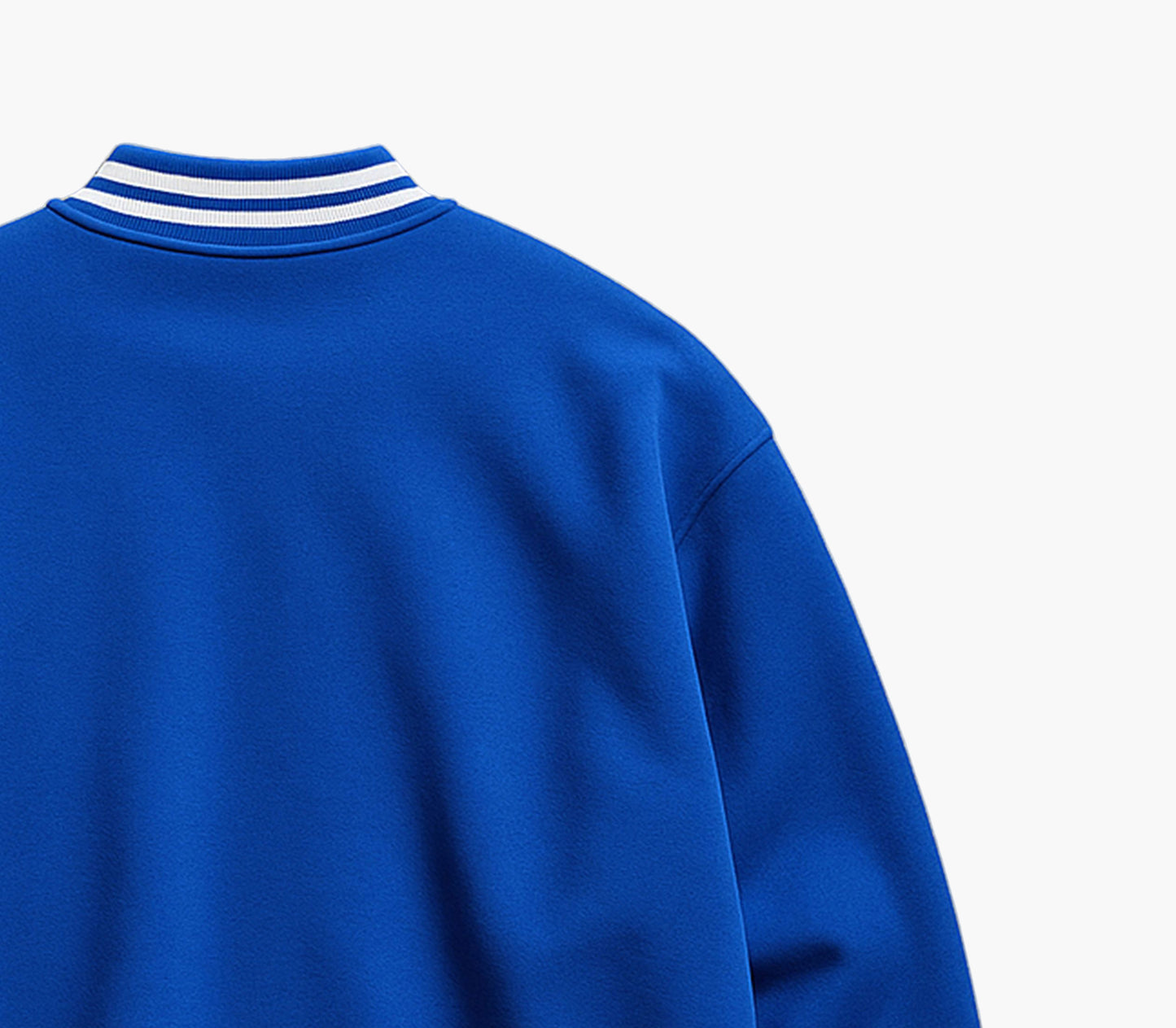 Men’s Casual Baseball Jacket – Letter Print Snap-Up Coat