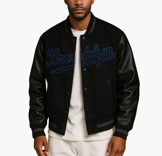 Men’s Varsity Jacket – Brooklyn Letterman Coat