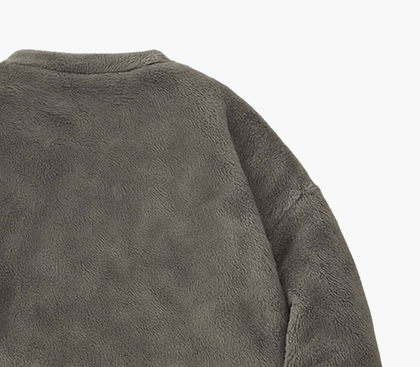 Men’s Plush Fleece Sweatshirt – Warm Crew Neck Pullover