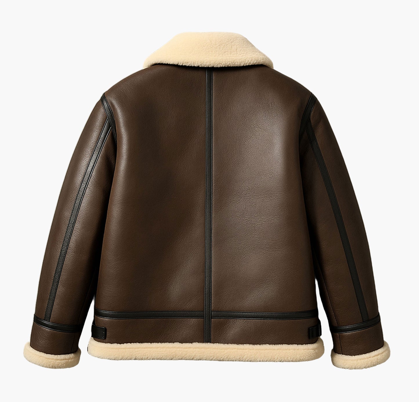 Men’s Casual Fleece-Lined Bomber Jacket – Zip-Up Outerwear