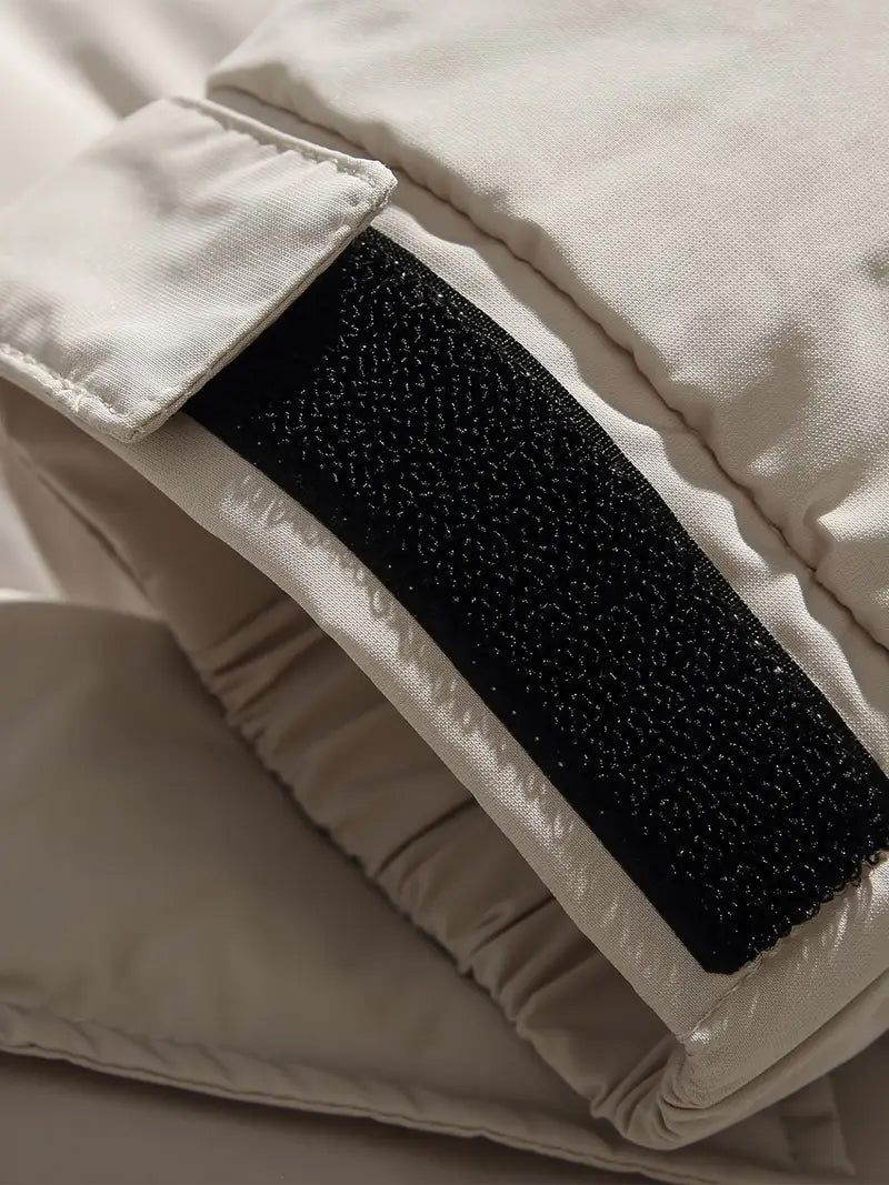 Men’s Hooded Down Jacket – Windproof Winter Coat with Duck Down