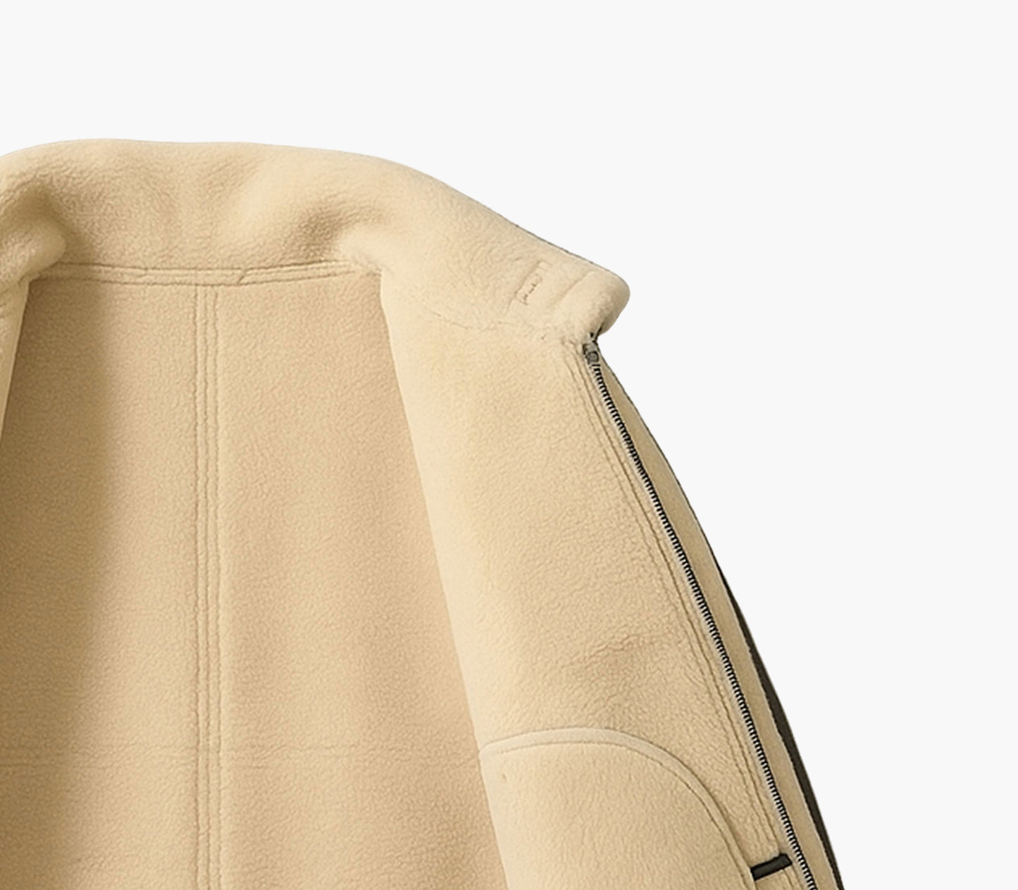 Men’s Casual Fleece-Lined Bomber Jacket – Zip-Up Outerwear