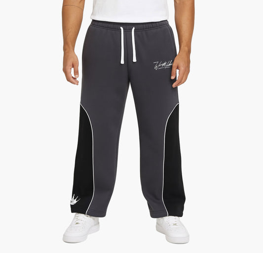 Y2K Street Style Joggers – Color Block Pants with Letter Embroidery & Drawstring Waist