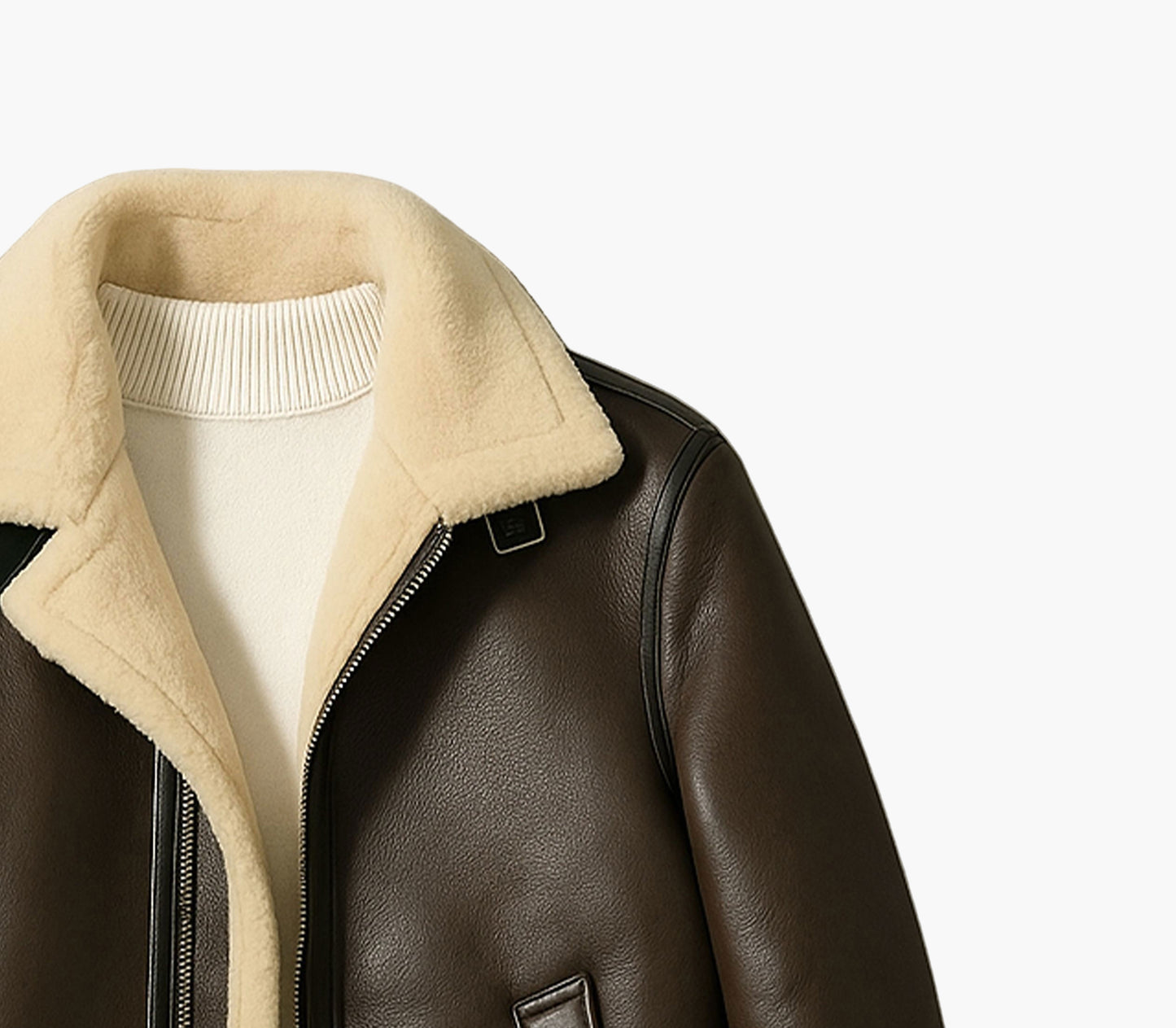 Men’s Casual Fleece-Lined Bomber Jacket – Zip-Up Outerwear