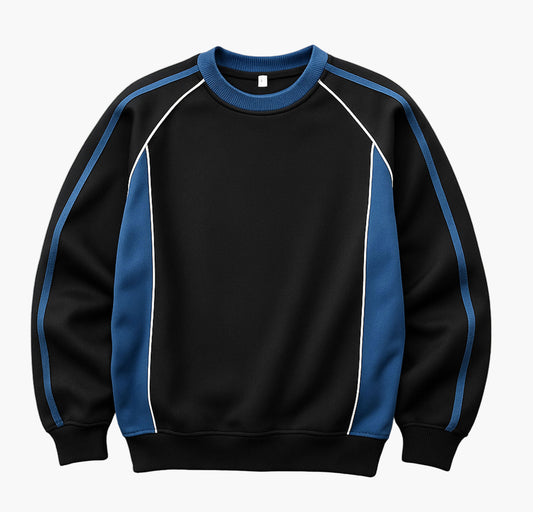 Men’s Retro Stripe Sweater – Casual Knit Pullover