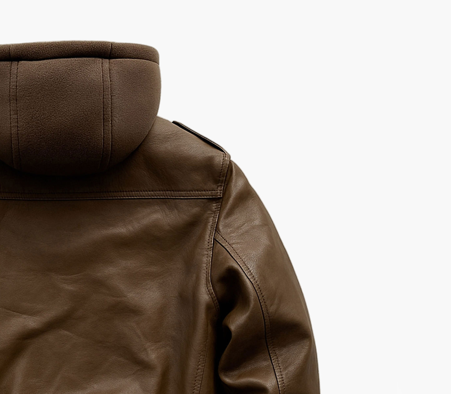 Men’s Hooded Motorcycle Jacket – Full-Zip Casual Coat with Button Closure