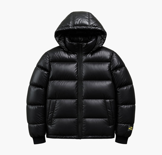 Men’s Heavy-Duty Winter Jacket with Hood – Thick Insulated Outdoor Coat