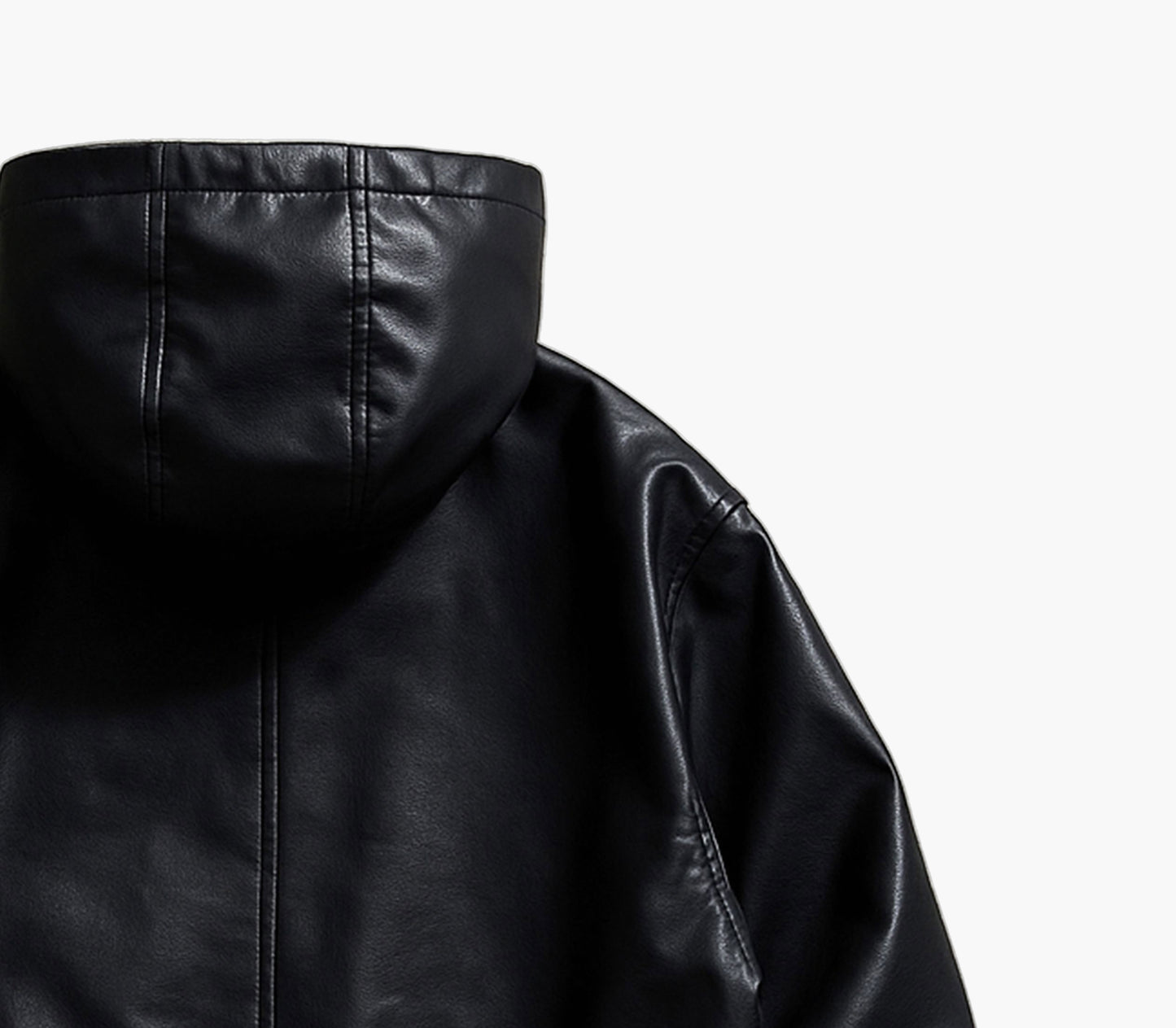 Men’s PU Hooded Jacket – Full-Zip Softshell Outerwear