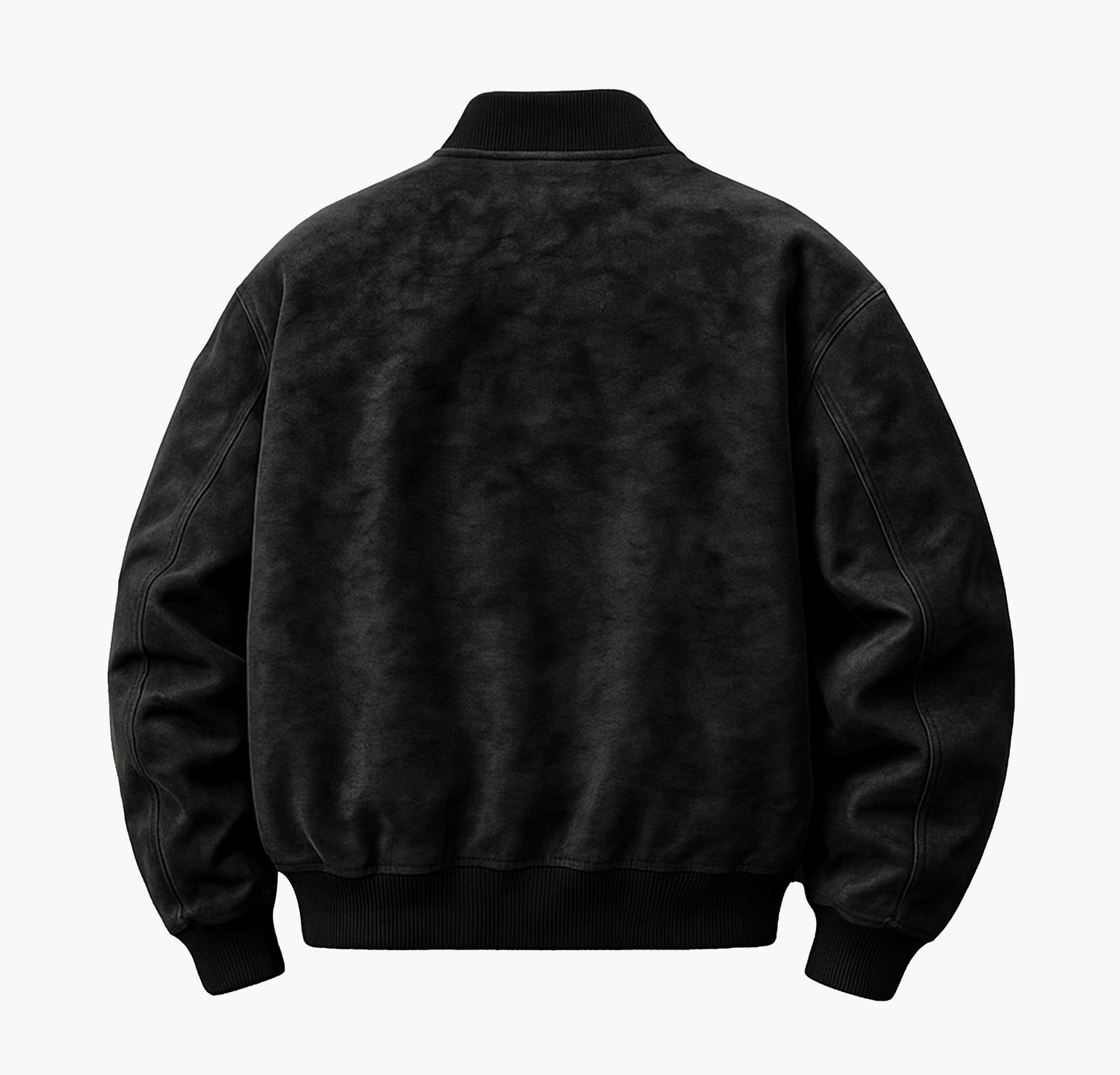 Men’s PU Leather Biker Jacket – Full-Zip Retro Motorcycle Coat