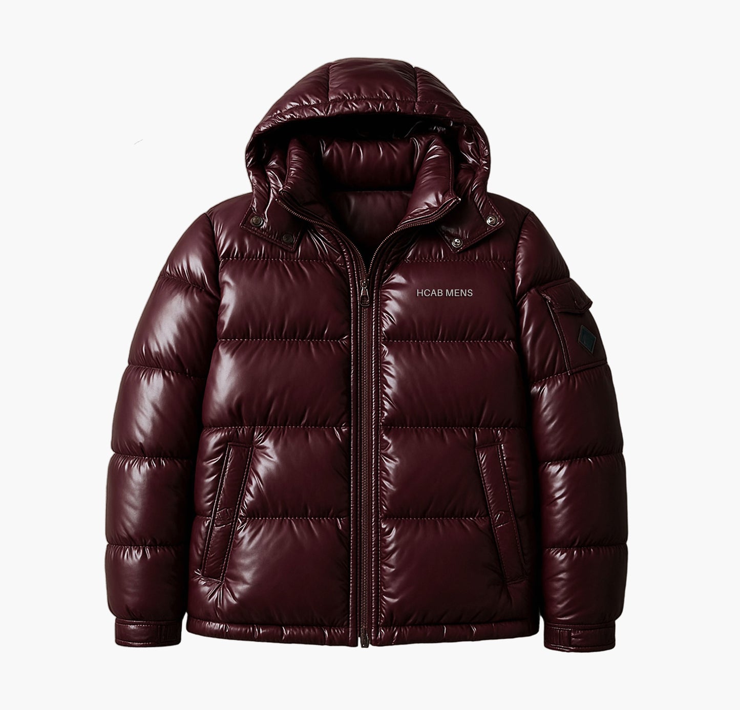 Men’s Winter Short Hooded Jacket – Thickened Warm Casual Outerwear