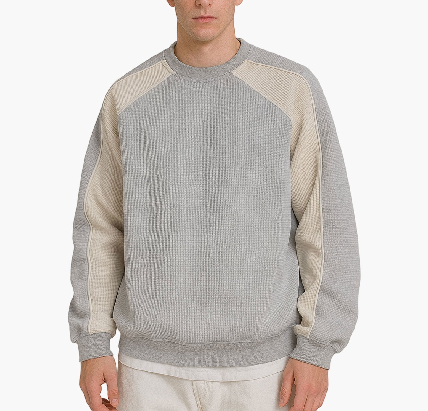 Men’s Heavyweight Crewneck Sweatshirt – Classic Knit Pullover